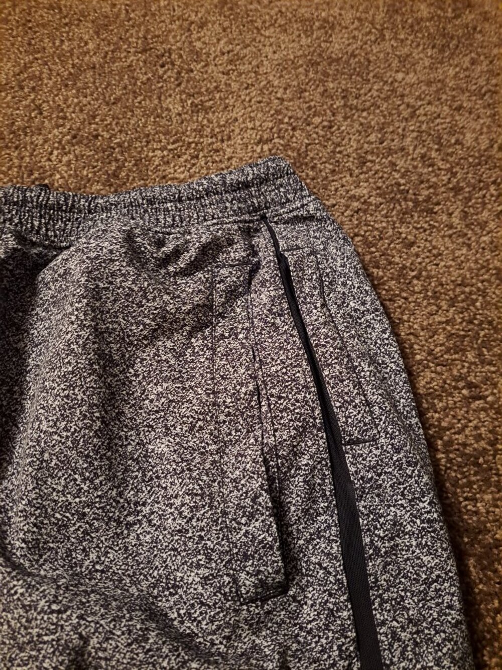 Lululemon Pace Breaker Short 9" Pinweave Alpine White Black - Picture 8 of 13